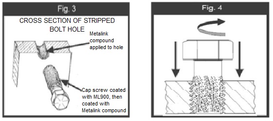 STRIPPLED THREAD REPAIR