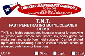 TNT Fast Penetrating Butyl Cleaner